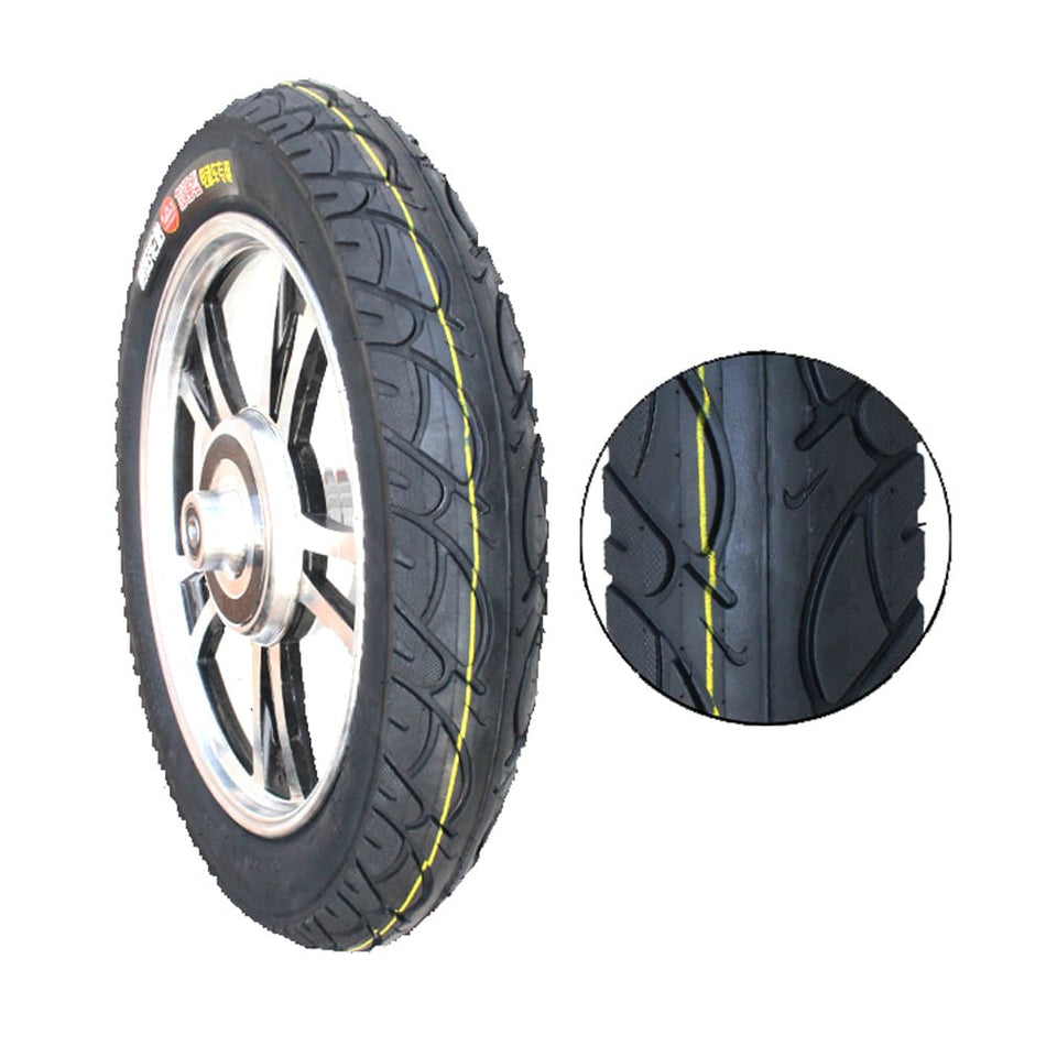 Opona 18x2,5 E-SCOOTER Tube Type Sztywna Czarna