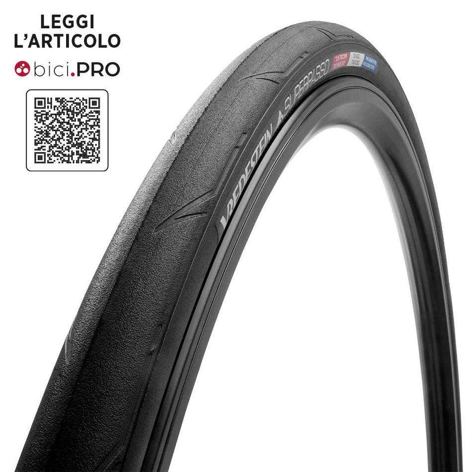 700x28 SUPERPASSO Tube Type Folding Tire Black