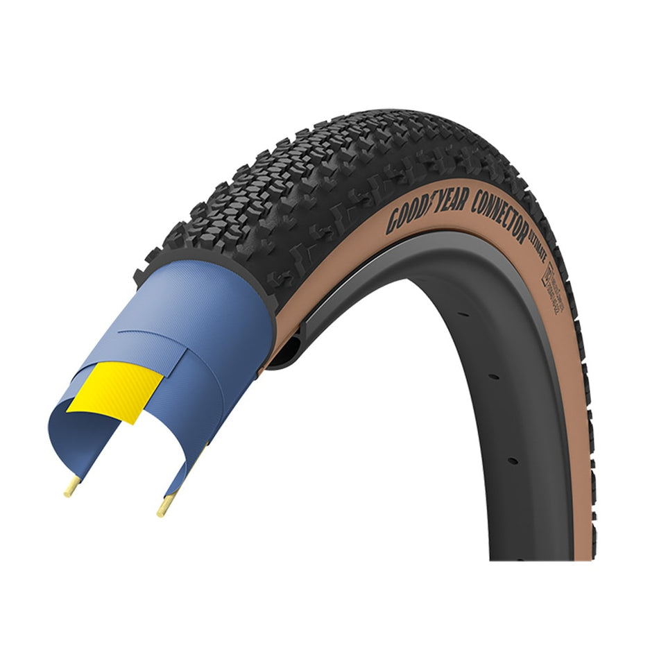Opona 700x40 CONNECTOR Tubeless Complete Czarny/Para