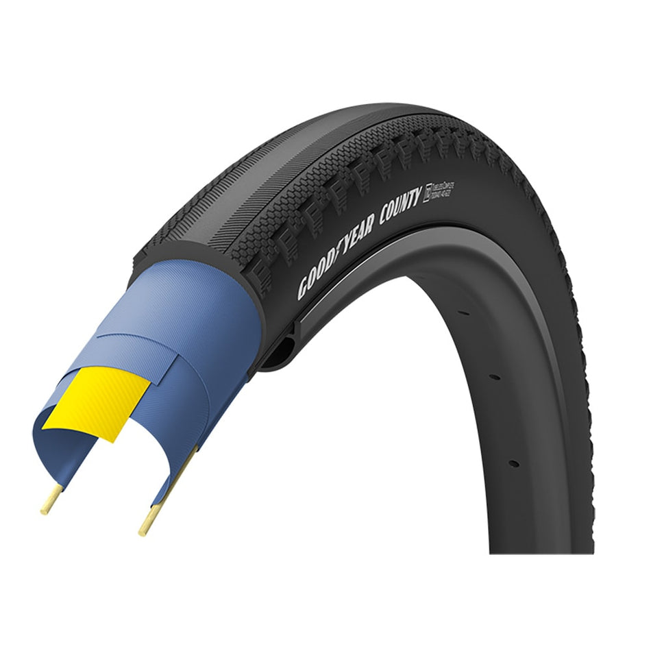 Tire 650x50 COUNTY Tubeless Ready Black