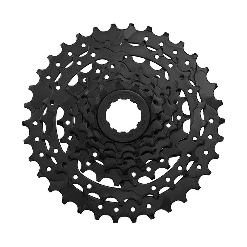 7-Speed Cassette x 11/34 Teeth Silver Steel - SHIMANO Body