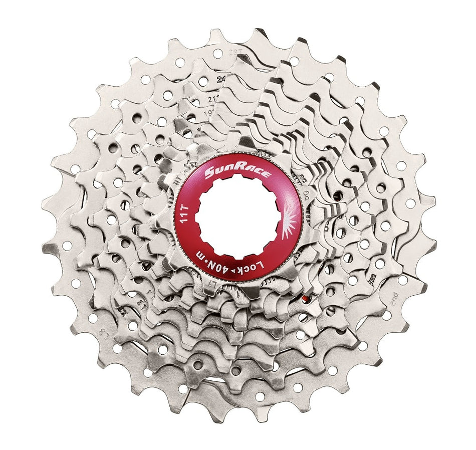 ROAD 11-Speed Cassette 11/28 Teeth Silver Aluminum - SHIMANO Freehub Body
