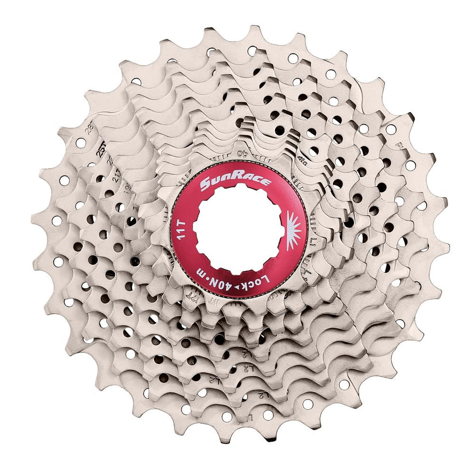 ROAD Cassette 11V x 11/34 Teeth in Aluminum Silver - SHIMANO Body