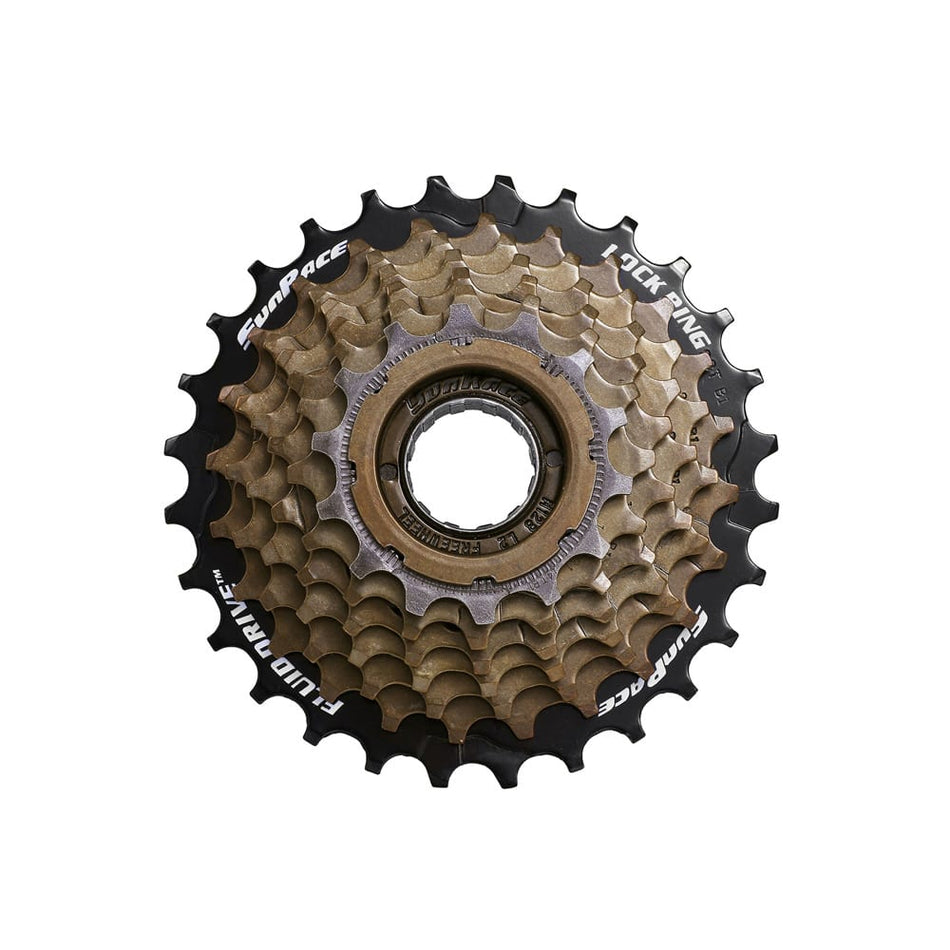 5V Threaded Freewheel x 14/28T in Silver Steel