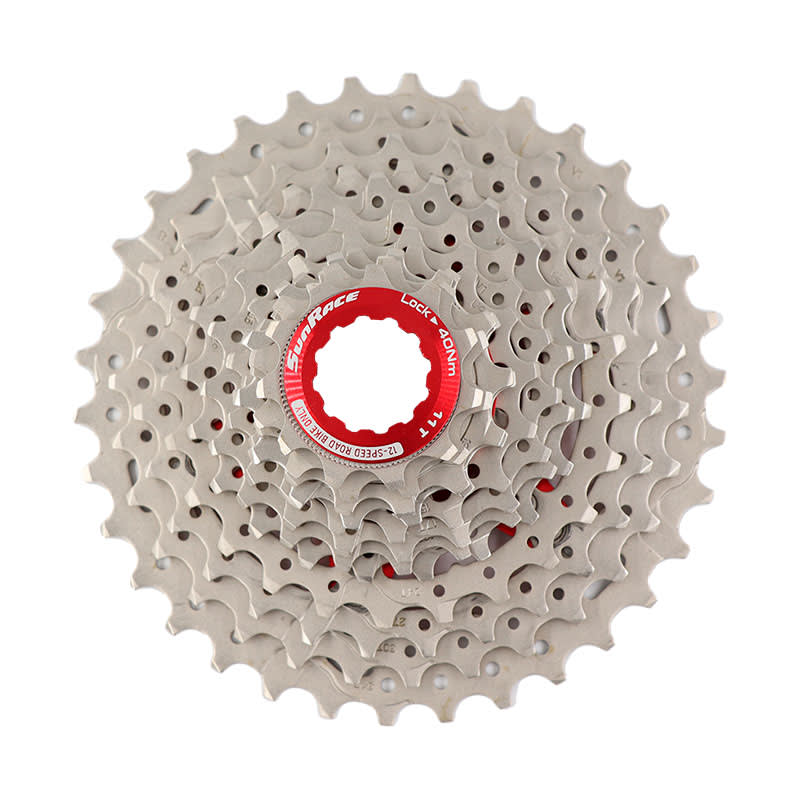 ROAD Cassette 12V x 11/34 Teeth Silver - SHIMANO HG Body