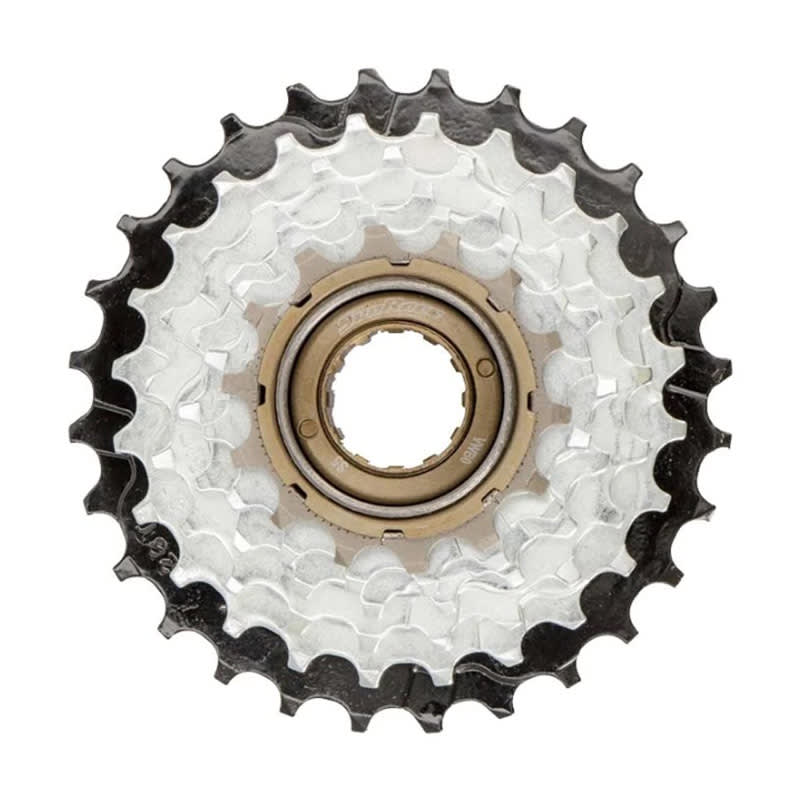 Threaded Freewheel 6V x 14/28T in Steel Silver and Black