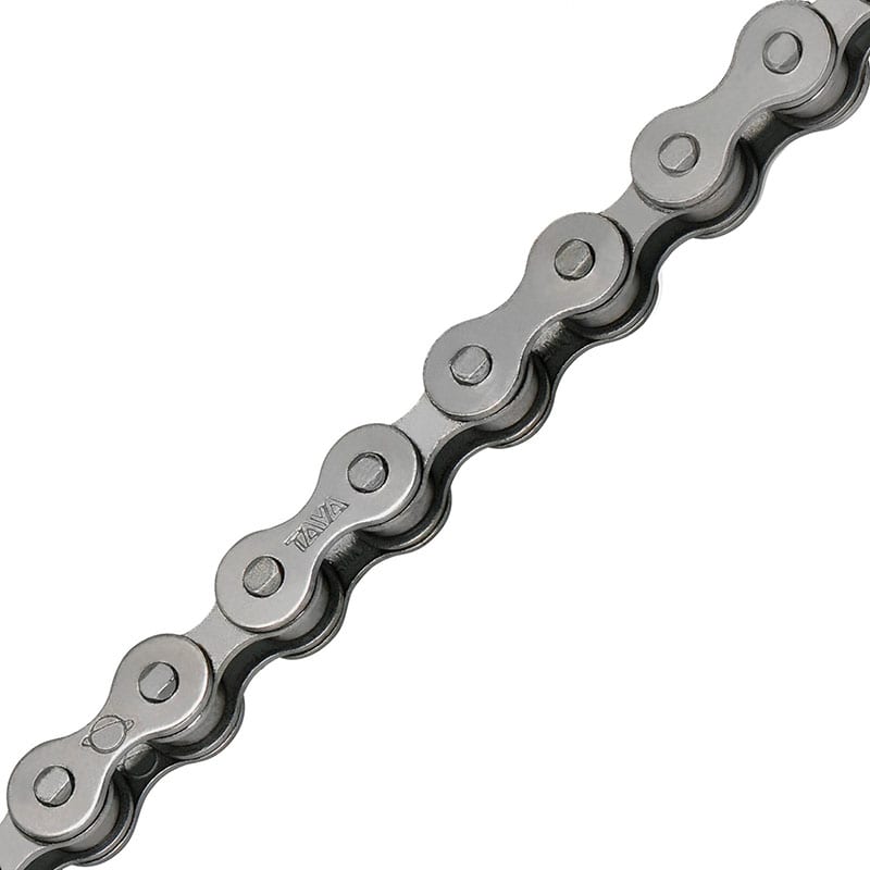 Łańcuch 1V 1/2"x1/8" srebrny antykorozyjny (w zestawie 1 zestaw ogniw łączących)