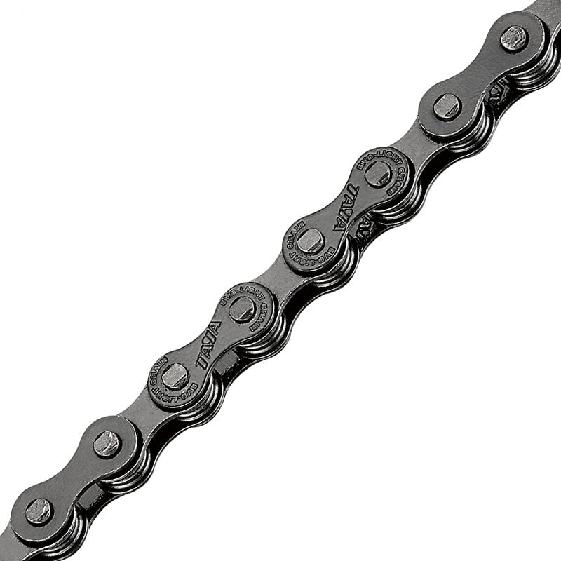 Łańcuch 1V 1/2"x1/8" Czarny bez rolki (1 zestaw ogniw łączących w zestawie)