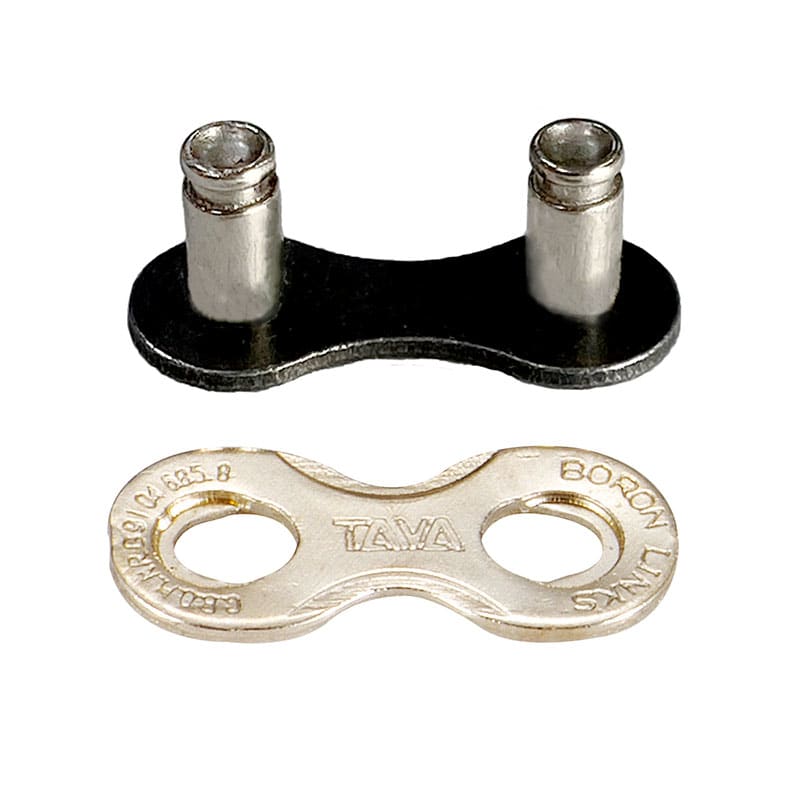 1-Speed Black/Silver Chain Connector (2 Sets) without Tools
