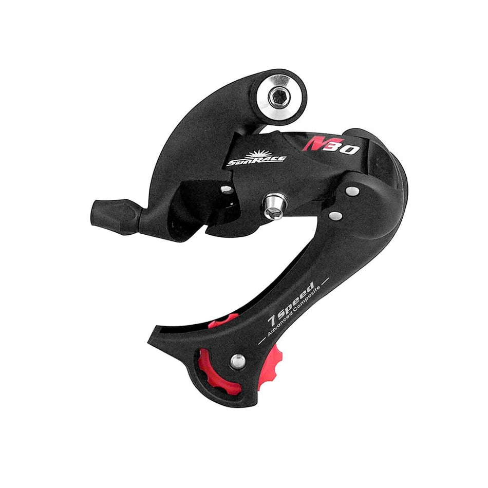MTB Derailleur 2/3x7V Long Cage Steel 30 Teeth Black (OEM)