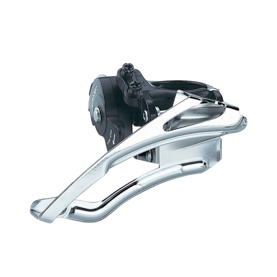Przerzutka MTB 3x9V z aluminium/stali z obejmą