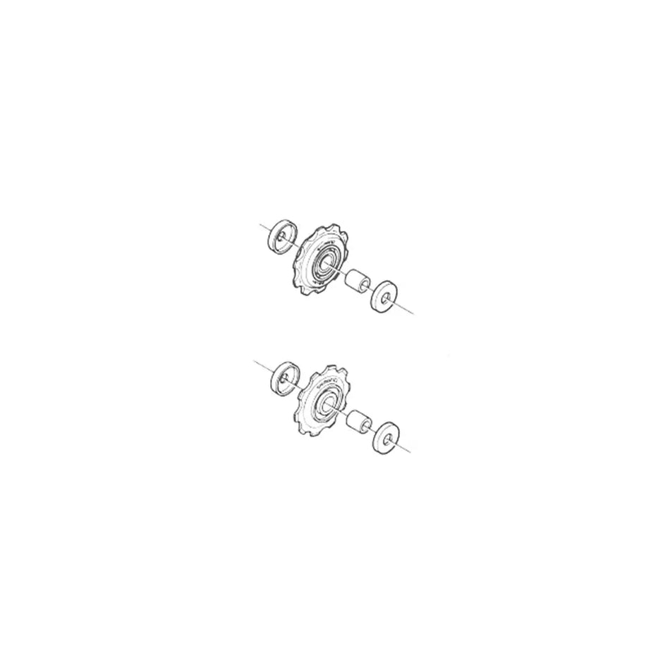 SHIMANO - Pulegge Cambio Posteriore MTB ALIVIO M410 (Coppia)