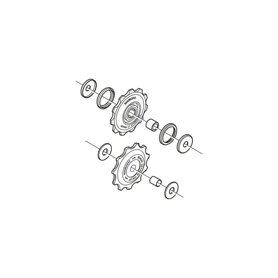 SHIMANO - Pulegge Cambio Posteriore ROAD ULTEGRA 6700 (Coppia)