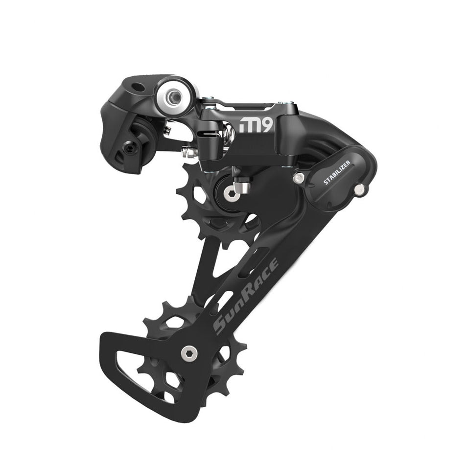MTB Derailleur 9V Long Cage Aluminum 51 Teeth Black