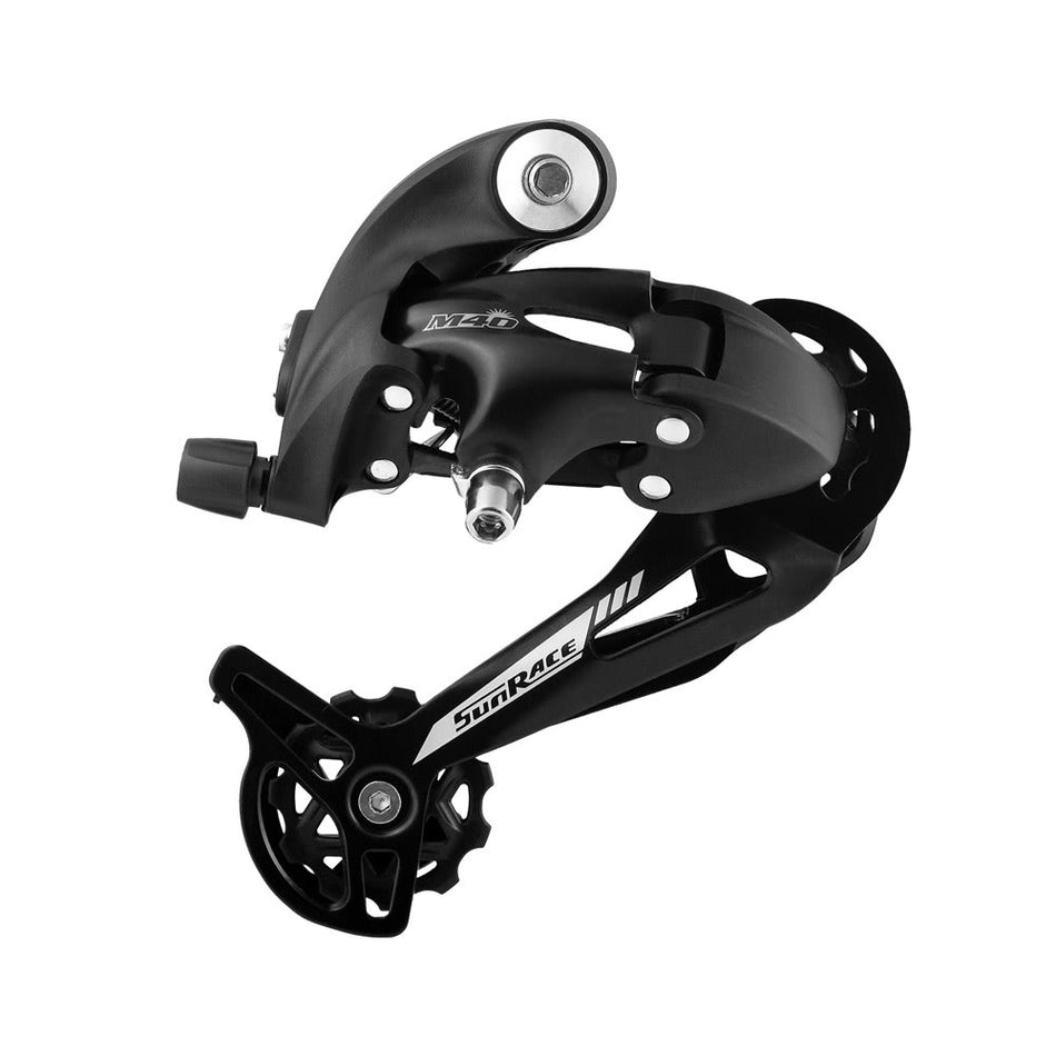 MTB Derailleur 2/3x7/8V Long Cage Steel 34 Teeth Black