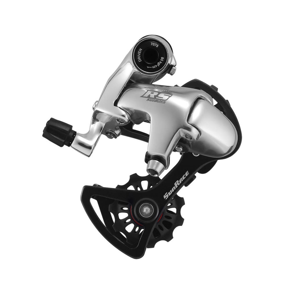 ROAD Derailleur 9/10V Short Cage Aluminum 33 Teeth Silver/Black