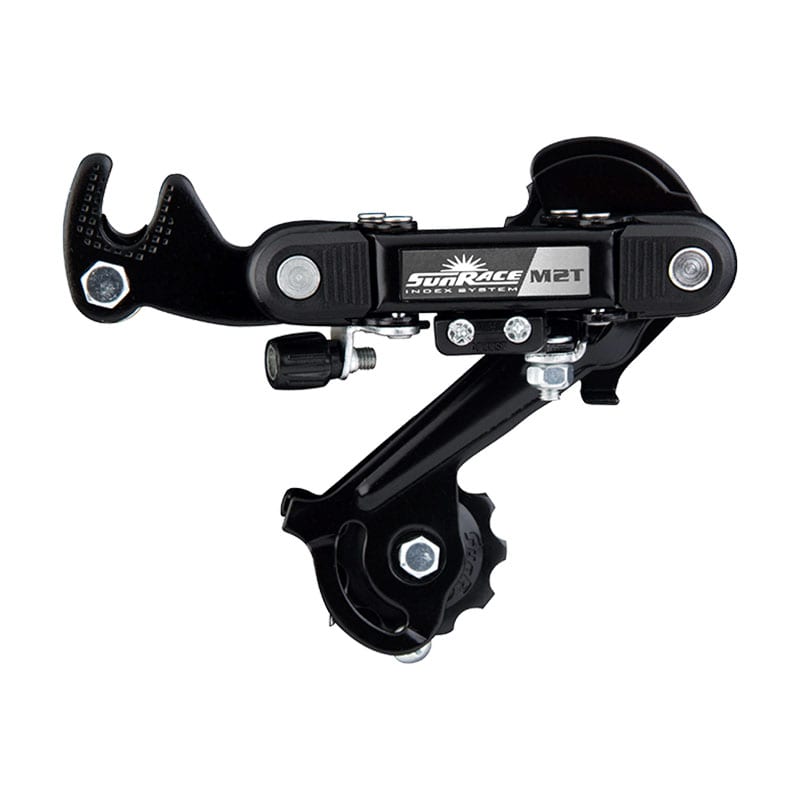 SUNRACE Derailleur 6/7V Long Cage Steel Black - Fork Mount