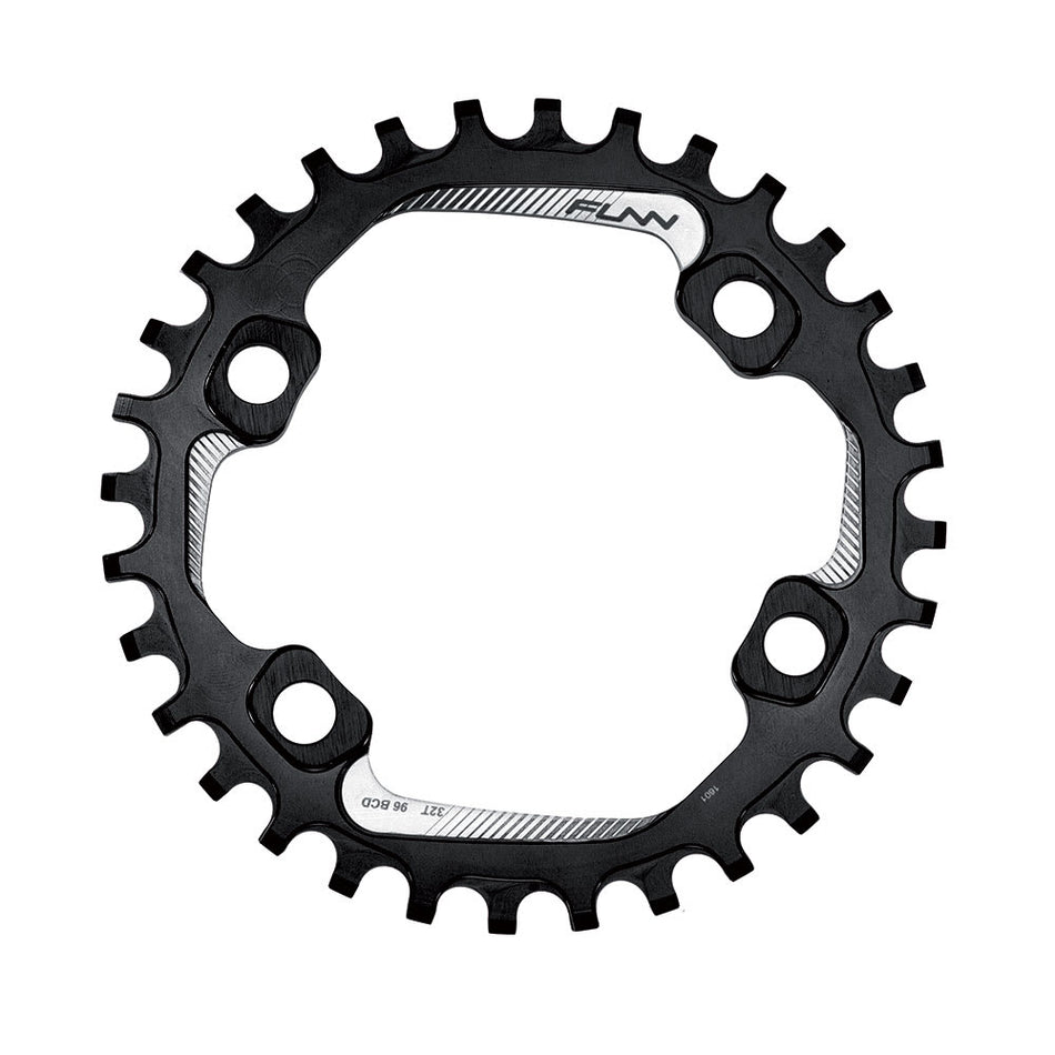 SOLO 96 Chainring 32 Teeth in 7075 CNC Aluminum Black - BCD 96mm