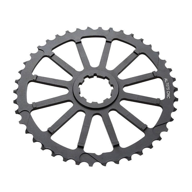Zębatka tylna pojedyncza powiększona 40 zębów czarna do SRAM/SHIMANO