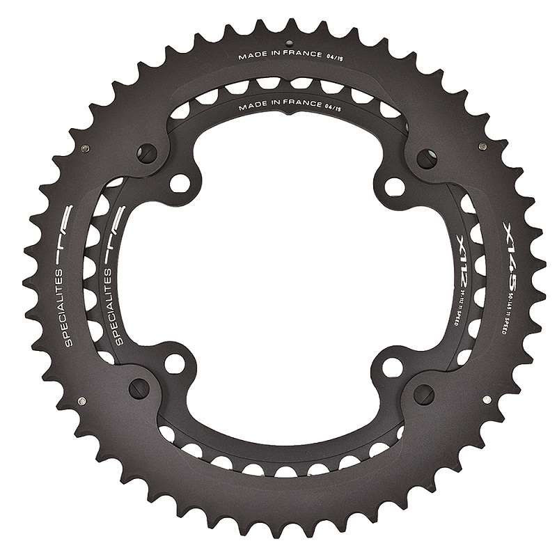 Zębatka pojedyncza 11V x 39 zębów - BCD 112mm antracytowa do CAMPAGNOLO
