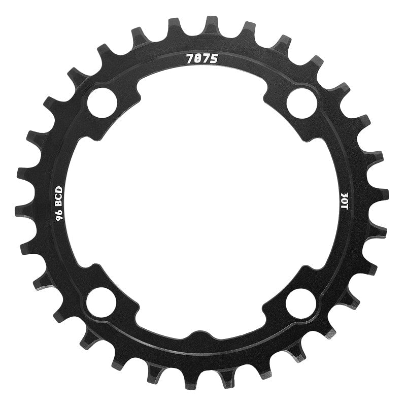 Single Chainring 30 Teeth - BCD 96mm Black for Crankset (305850640)