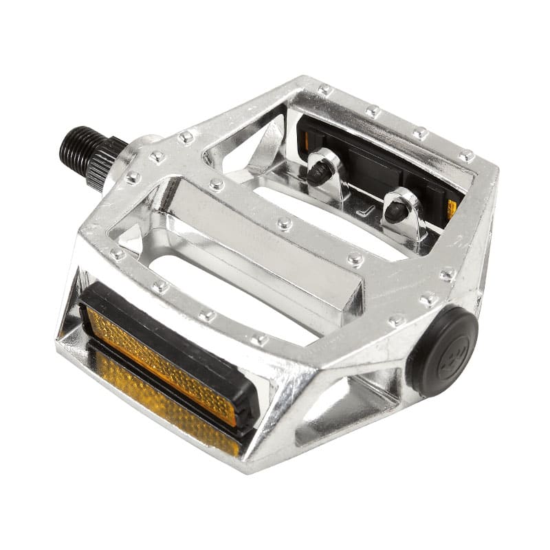 Silver Aluminum Pedals - 1/2" Ball Bearing Axle OEM Pack