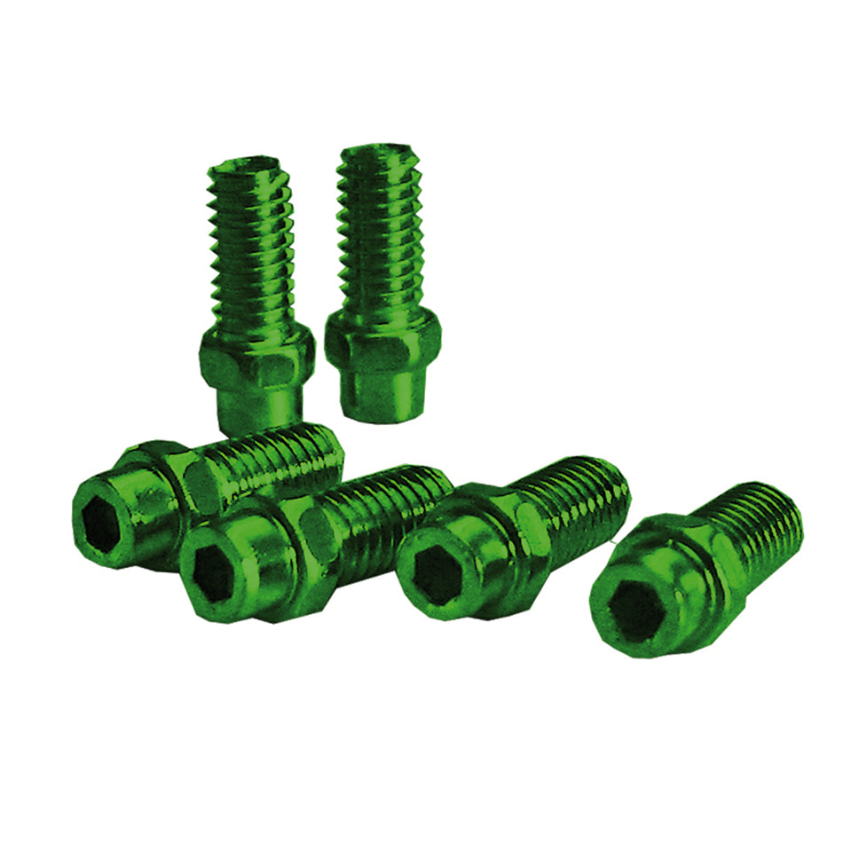 FREERIDER 8mm Pedal Pins (KIT) Green Aluminum - 40 Pieces