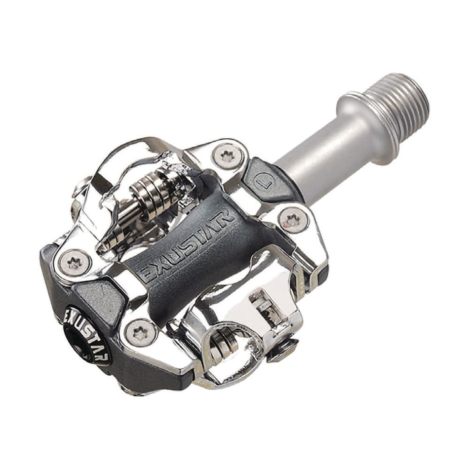 E-PM213 MTB Pedals in Black Aluminum - CR-Mo Axle 82x65mm