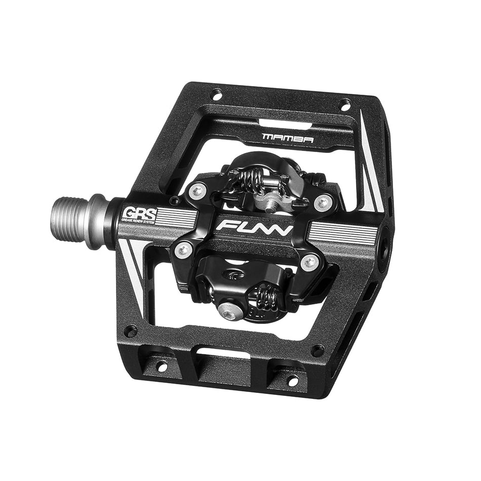 MAMBA S Pedals in Black/Silver Aluminum - SPD/SPD 83x98x13.4mm
