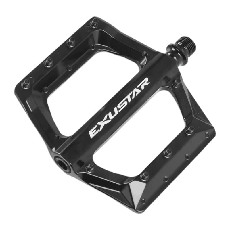 E-PB571 MTB Pedals in Black Aluminum - FLAT Mount 117x116mm