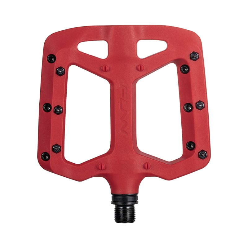 TAIPAN Pedals 105x100x14mm in Red Thermoplastic