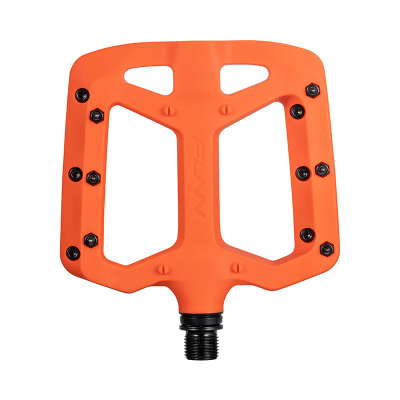 TAIPAN Pedals 105x100x14mm in Orange Thermoplastic