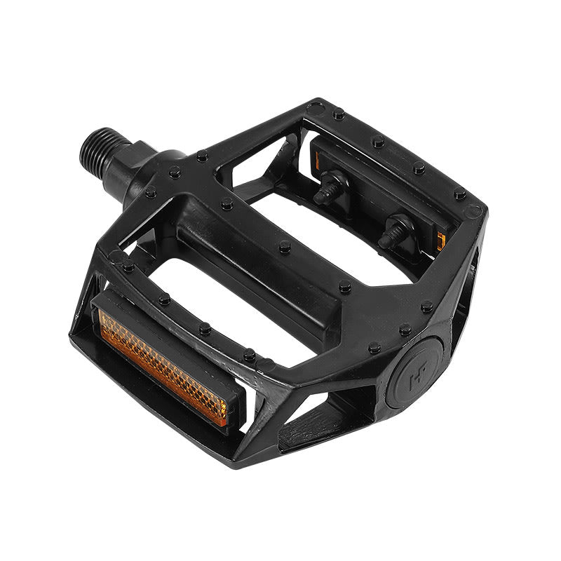 FREESTYLE BMX Pedals in Black Aluminum - 1/2" Axle on Ball Bearings (Box)