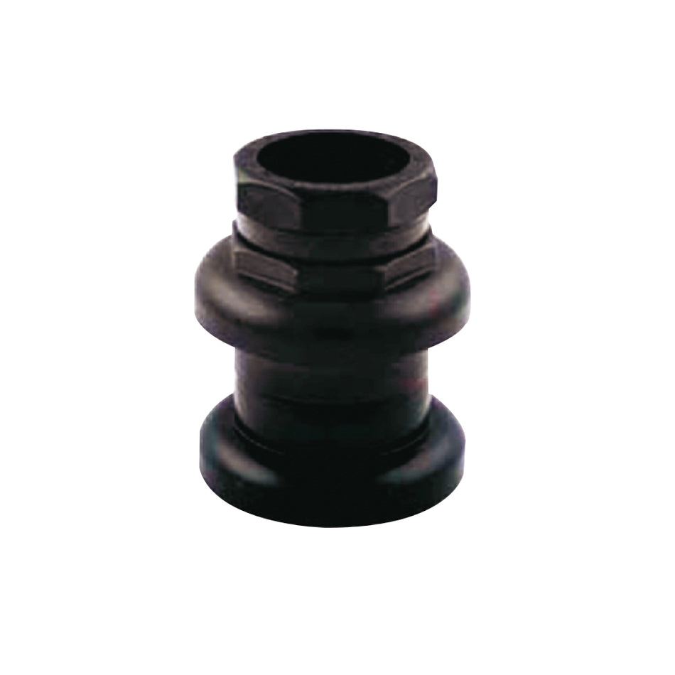 Threaded Headset 1" 1/8 Aluminum on Bearing Cages Black (OEM)