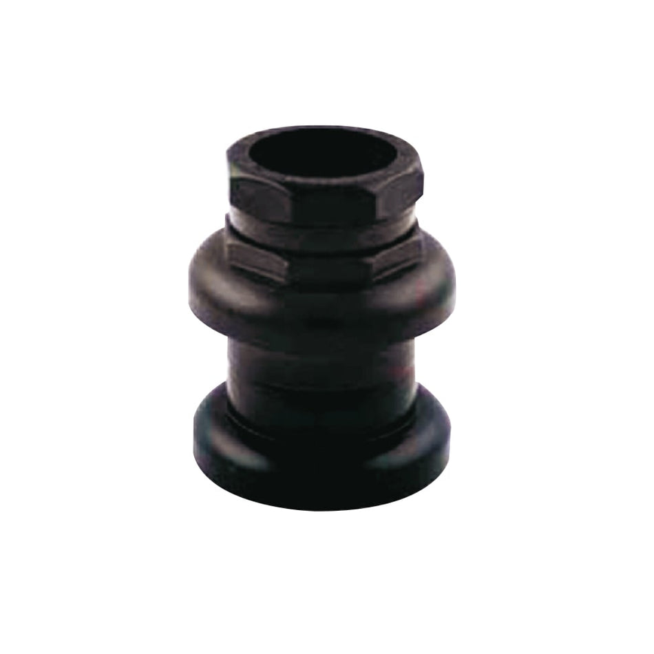Threaded Headset 1" Aluminum on Bearing Cages with Bearings Black
