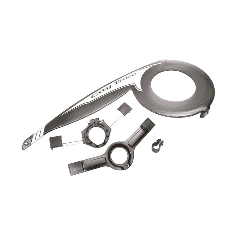 24/26/28" x 120mm CTB Chain Guard for 1V Crankset Transparent Smoke