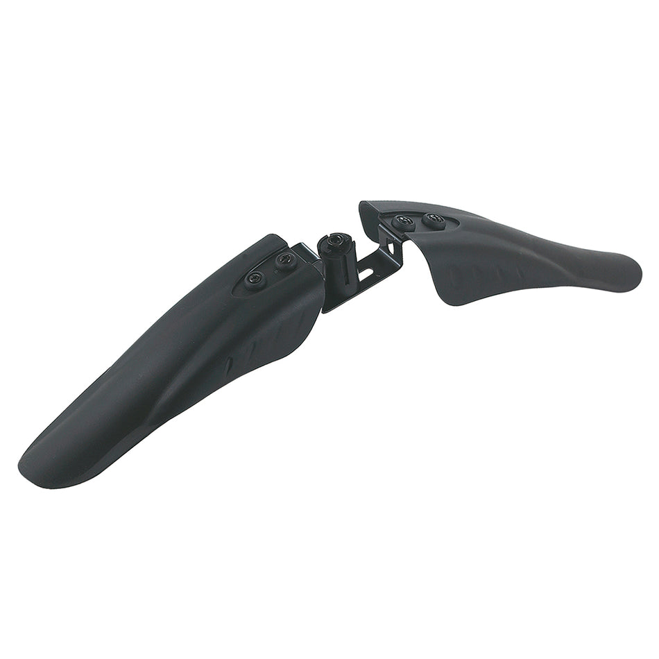 16/20" MTB (235+235mm) Front Fender in Black Plastic