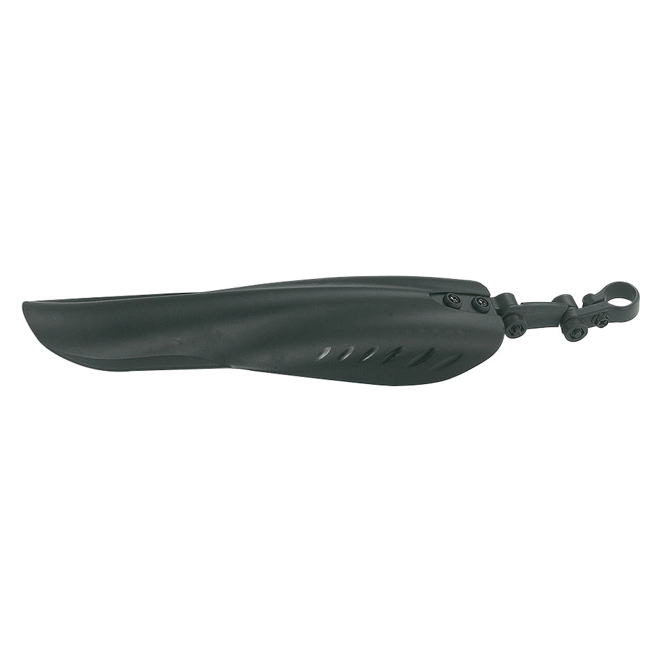 16/20" MTB Junior (370mm) Rear Fender in Black Plastic