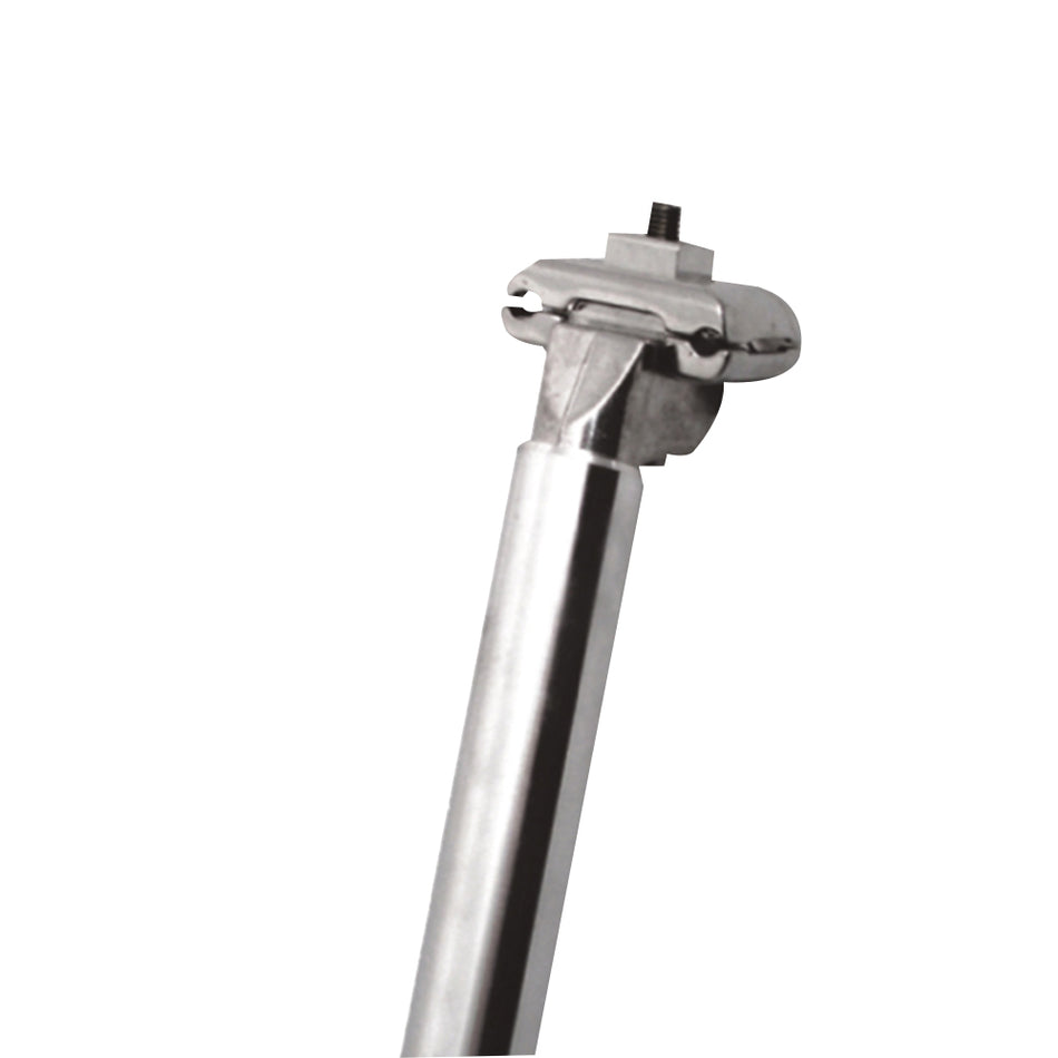 27x300mm ROAD/MTB Seatpost in Silver Aluminum - Offset: 10mm