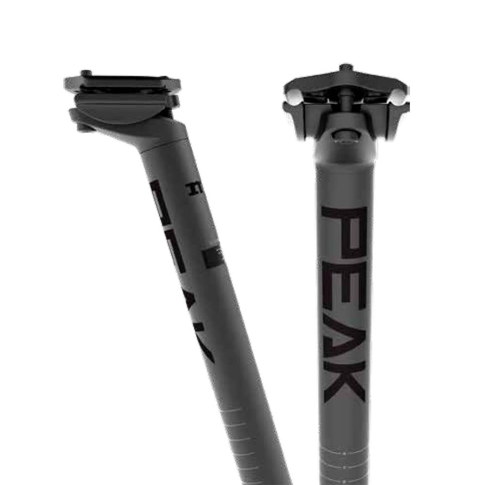 30.9x400mm MUD PEAK Polish on Black Finish Seatpost Offset: 20mm