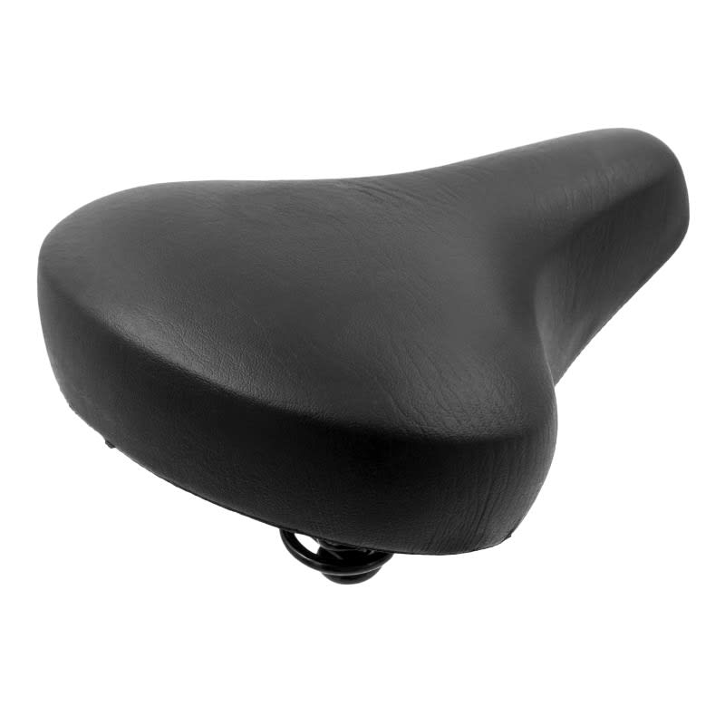 CITY Saddle 260x215mm Unisex Black with Clamp and Double Spring