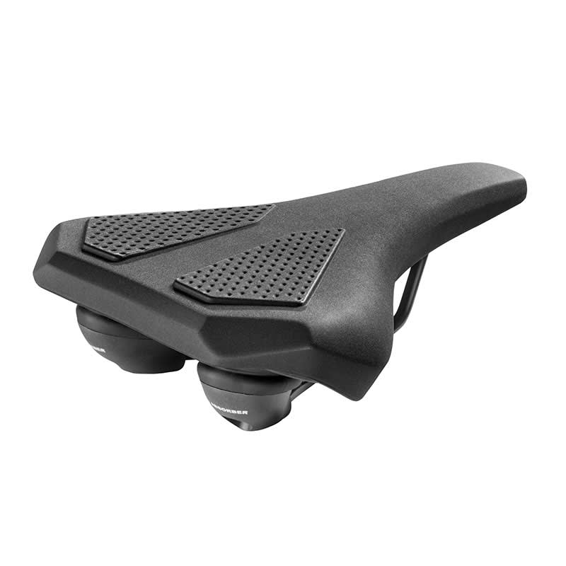 EBIKE CORVETTA Saddle 260x210mm with Elastomers Black without Clamp
