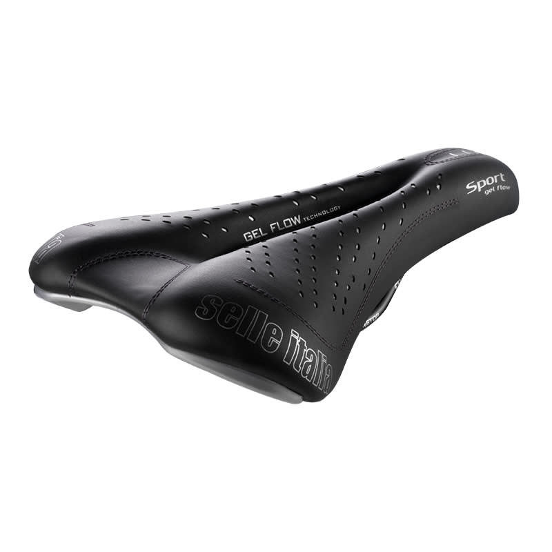 Saddle 140x270mm SPORT (S2) Gel Flow Black - 330gr