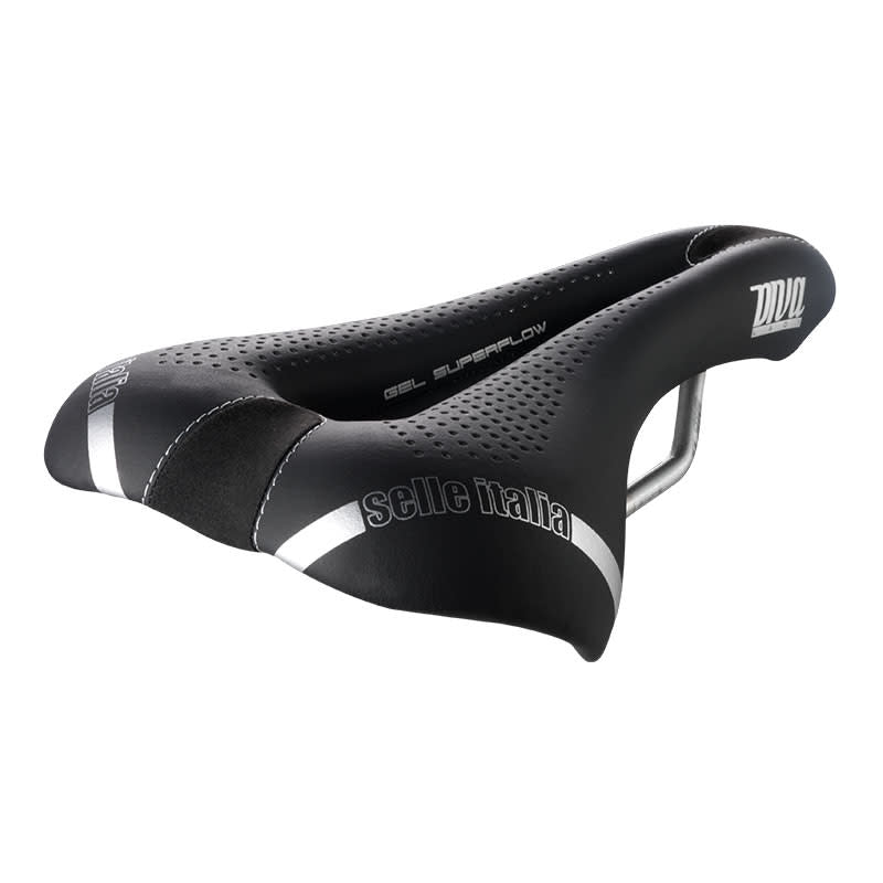 Saddle 152x270mm DIVA (L3) Gel Superflow Black - 285gr