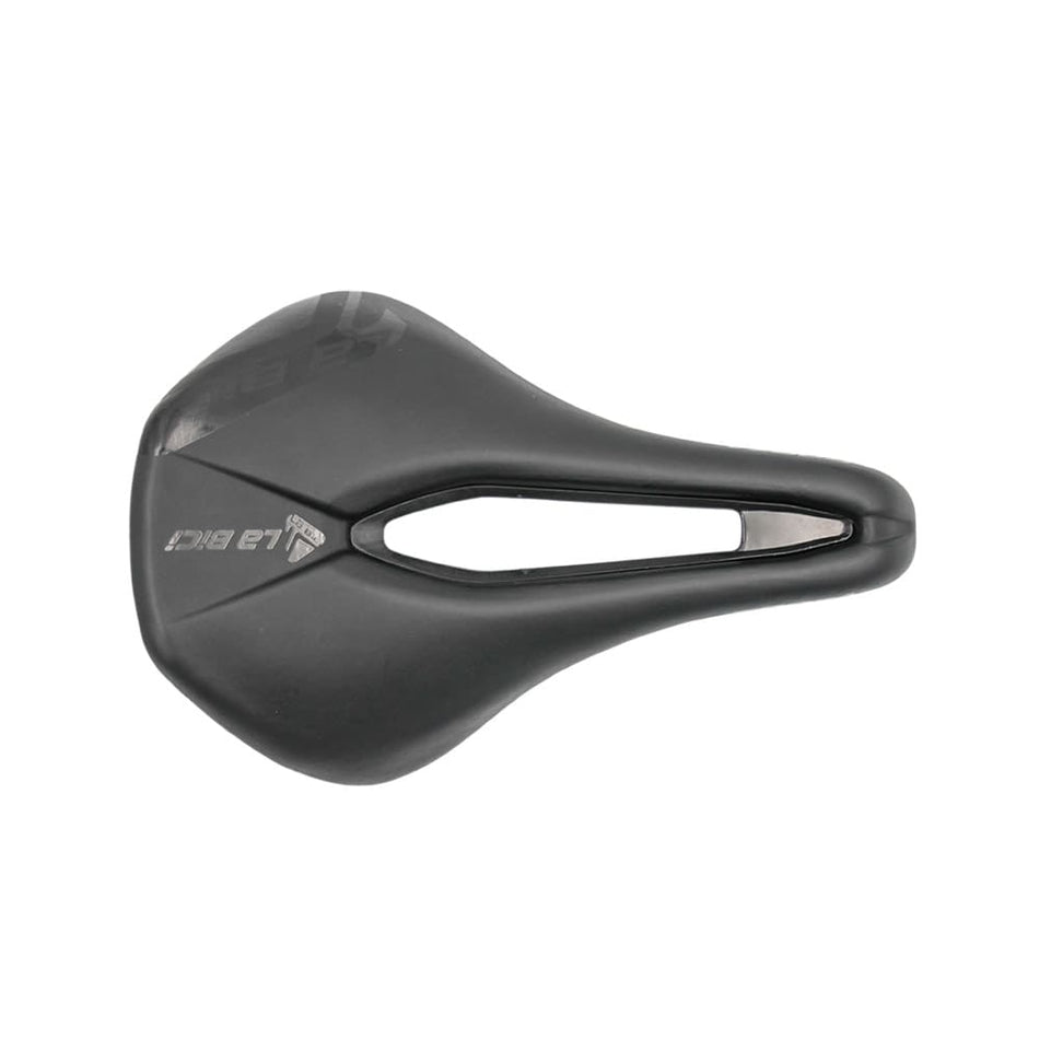 Saddle FORZA (L) 244x156mm Black Short Profile with Central Hole