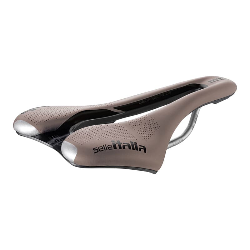 Saddle 130x248mm SLR BOOST (S3) Gravel Mud Brown - 204gr