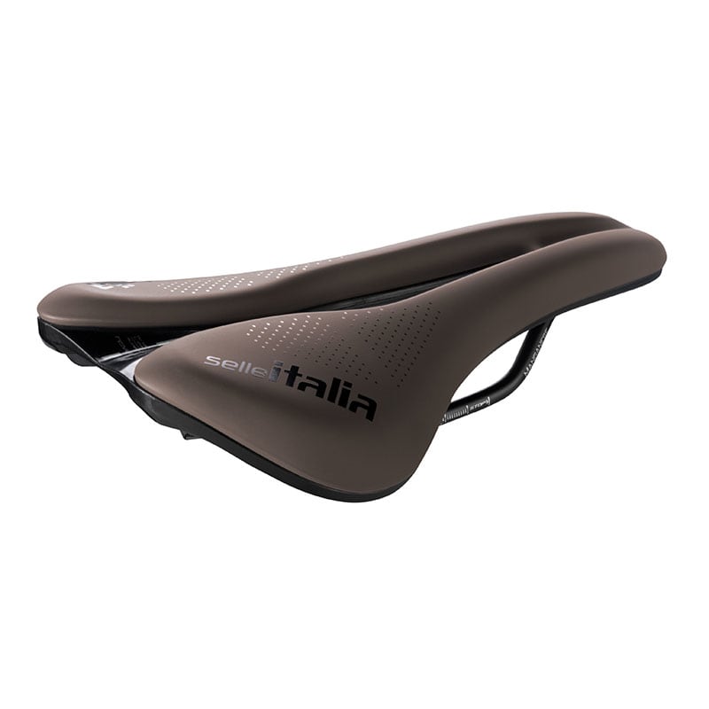 Saddle 145x245mm NOVUS BOOST EVO (L3) Gravel TM Mud Brown - 242gr