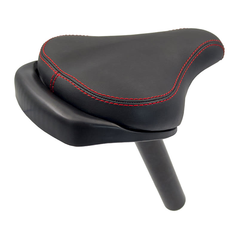 Junior Saddle 272x180mm Black with Seatpost