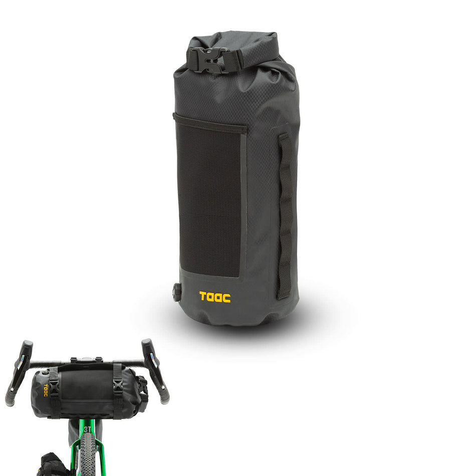 Torba Gravel NA KIEROWNICĘ ROLKA PAAC 6l Czarna