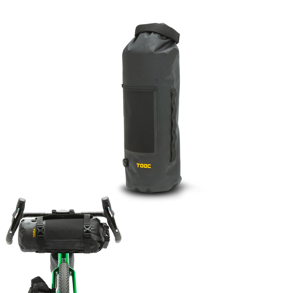Torba Gravel NA KIEROWNICĘ ROLKA PAAC 10l Czarna